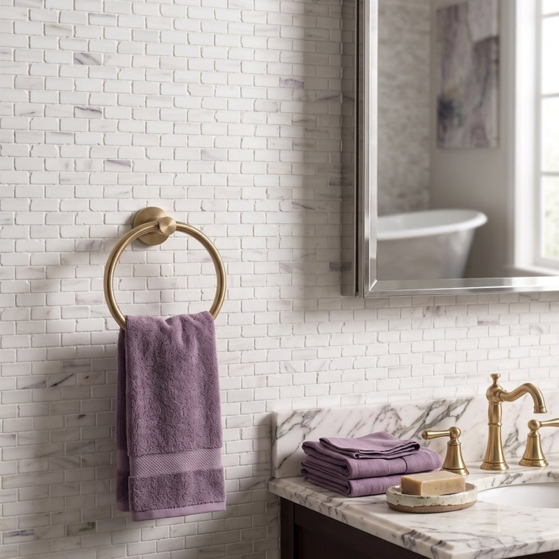 Snow White Honed Broken Joint Marble Mosaics 11 3/4×12 (MS90872)