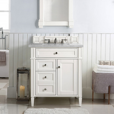 Britanny Bright White Eternal Serena Qua Bathroom Vanities 30×34 (PS710023)