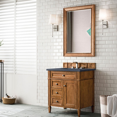 Britanny Saddle Brown Charcoal Soapstone Bathroom Vanities 30×34 (PS710025)