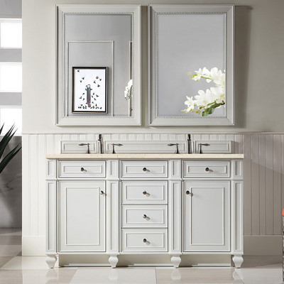 Bristol Bright White Eternal Marfil Quar Bathroom Vanities 60×34 (PS710038)