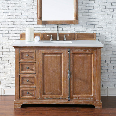 Providence Driftwood Classic White Quart Bathroom Vanities 47 1/2×32 3/4 (PS710041)