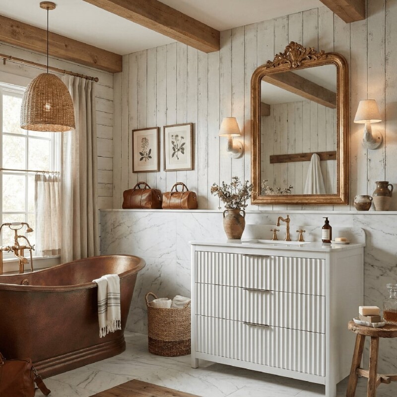 Carrara Gunningham White Bathroom Vanities 37×22 (PS73002)