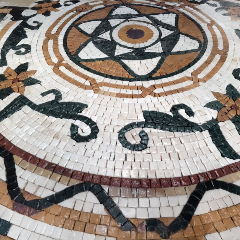 Multicolor Multifinish Custom Marble Mosaics Custom (SP90075)