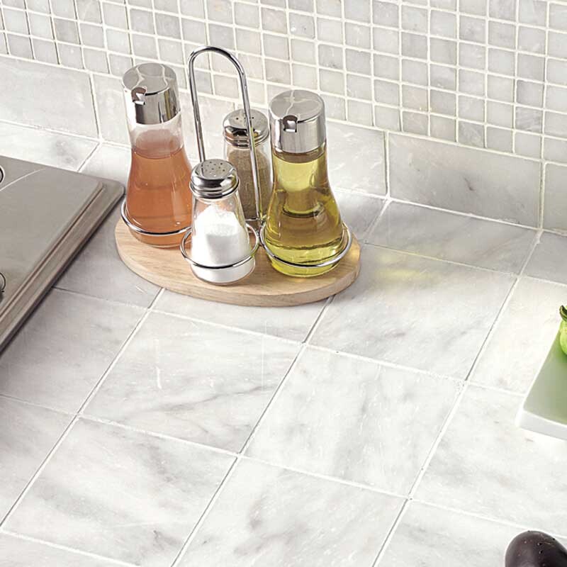 Avalon Polished Marble Tile 2 3/4×5 1/2 (TL13313) Avalon Polished Marble Tile 5 1/2×5 1/2 (TL13314) Avalon Polished 1×1 Marble Mosaic 12×12 (MS00697)