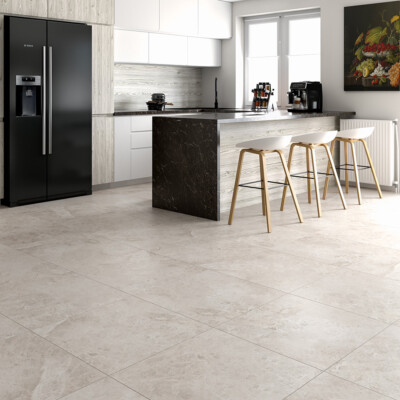Silver Shadow Honed Marble Tile 24×24 (TL14039)