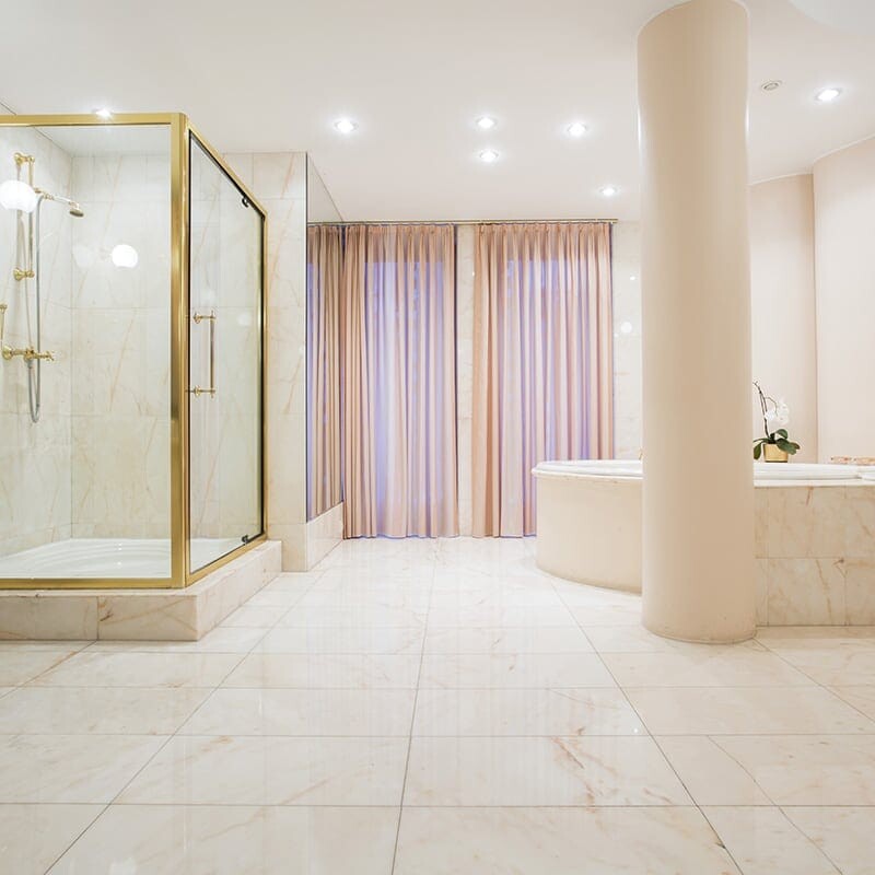 Afyon Sugar Polished Marble Tile 18×18 (TL14194) Afyon Sugar Polished Marble Tile 12×12 (TL10675)