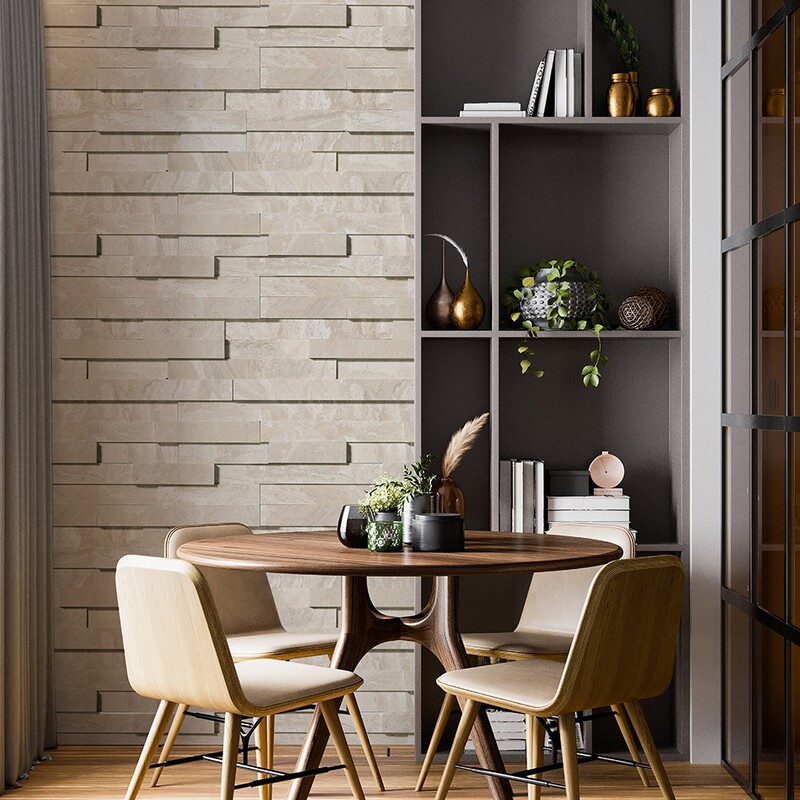 Diana Royal Honed Marble Wall Decos Elevations Pattern (TL16067)