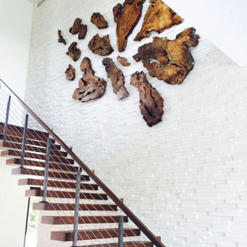 Glacier Honed Marble Wall Decos Elevations Pattern (TL16183)