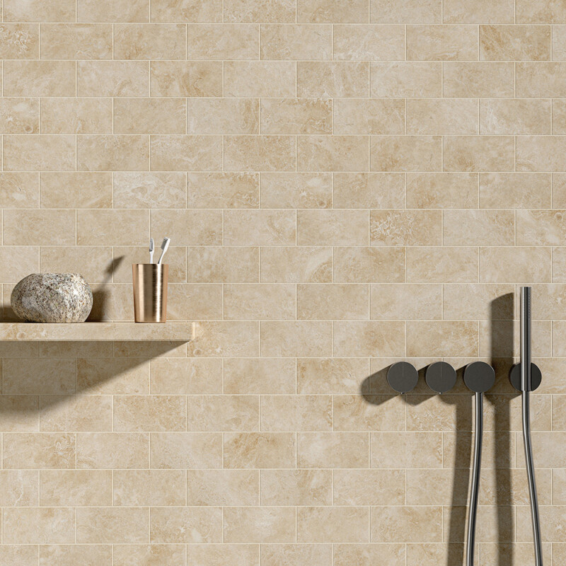 Cappuccino Polished Marble Tile 2 3/4×5 1/2 (TL17258)