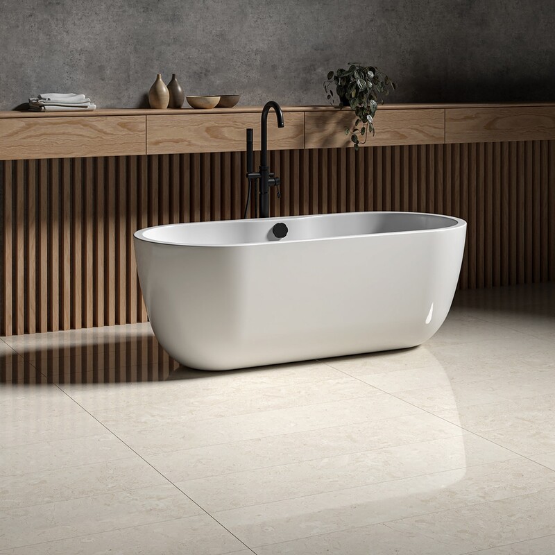 Marfil Polished Marble Tile 12×48 (TL17437)