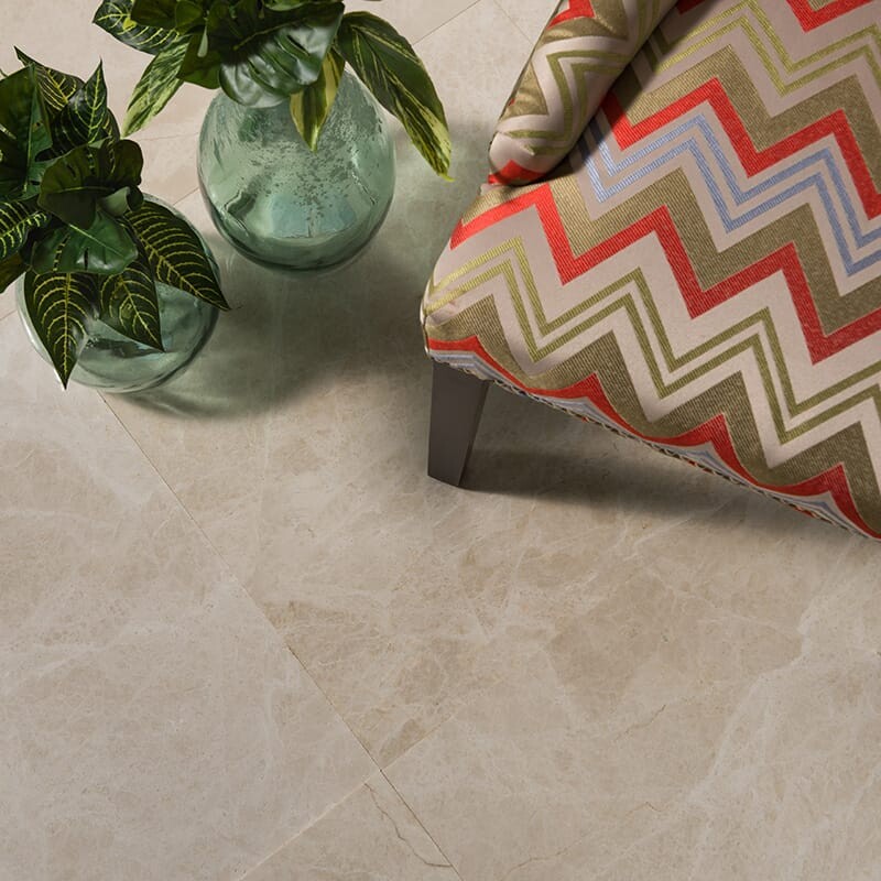 Cream Bordeaux Polished Marble Tile 24×24 (TL17705)