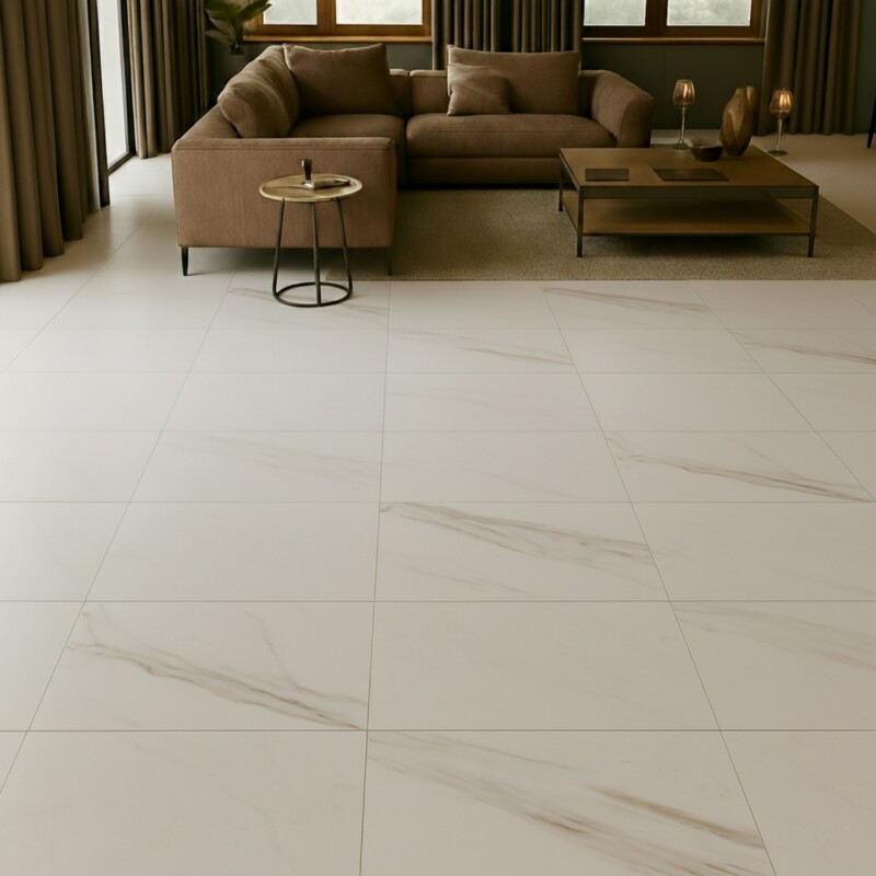 Bianco Dolomiti Classic Honed  Marble Tile 12×24 (TL17782)
