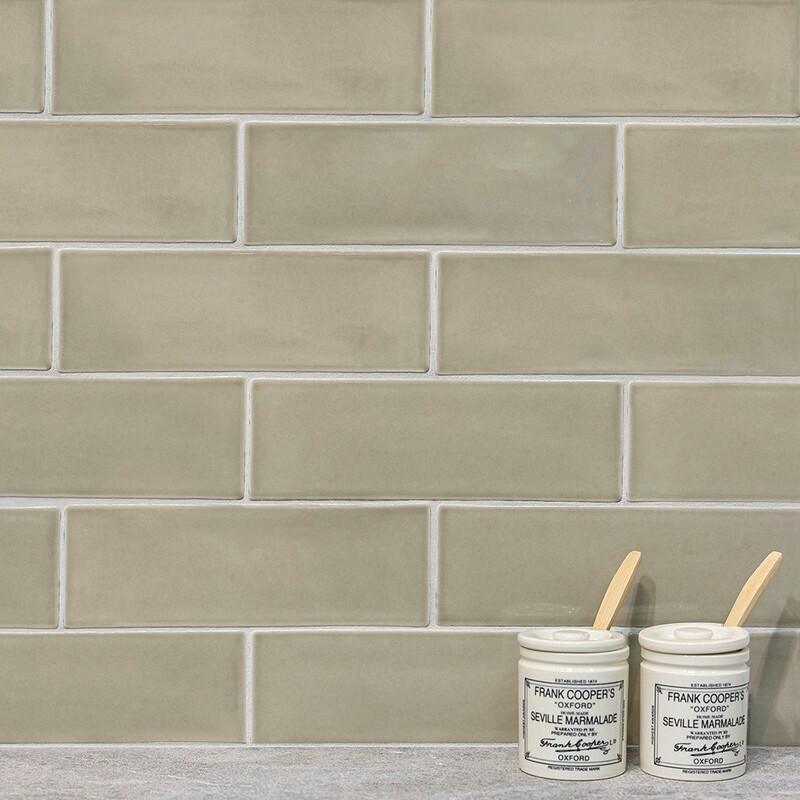 Latte Glossy Ceramic Tile 3×9 (TL18328)