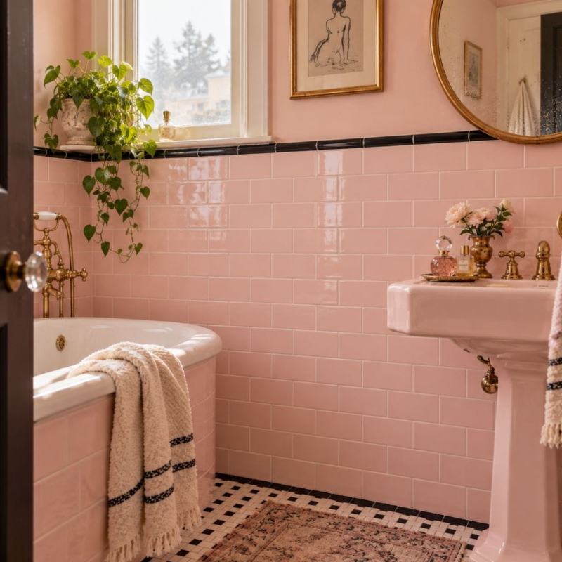 Rosie Glossy Subway Ceramic Tile 3×6 (TL18349)