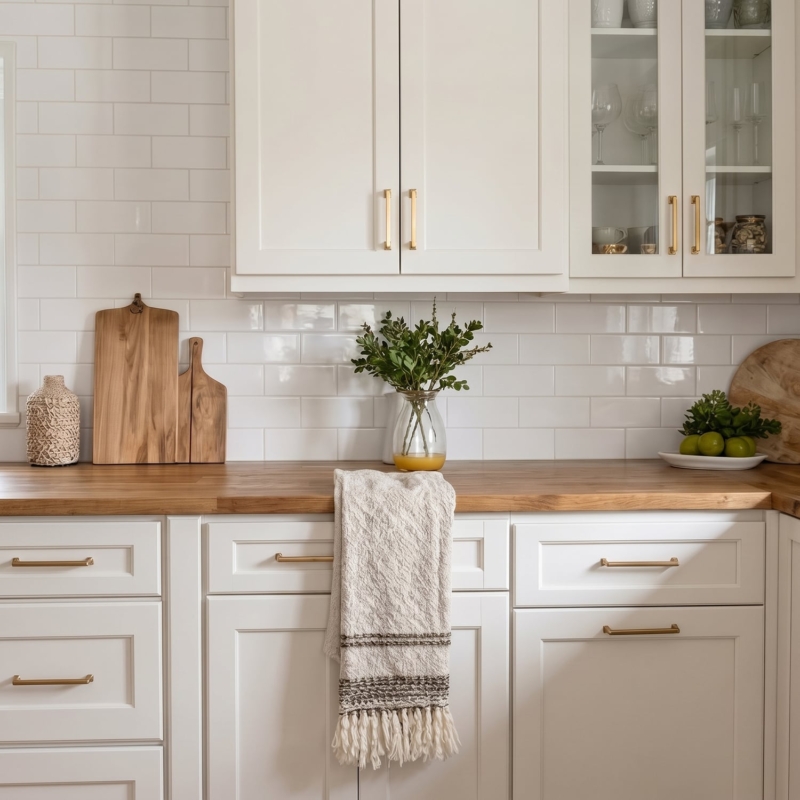 Royal White Glossy Subway Ceramic Tile 3×6 (TL18350)