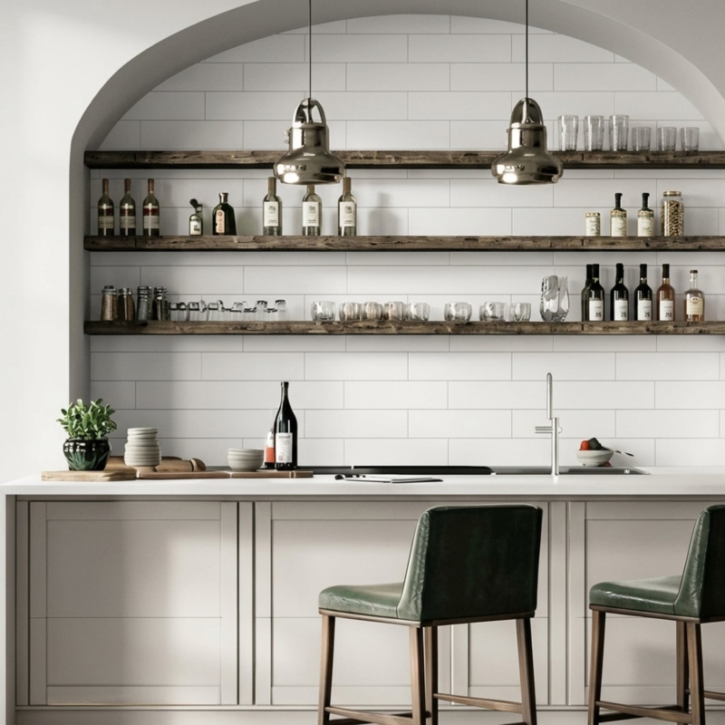 Satin Cotton Matte Subway Ceramic Tile 4×12 (TL18364)