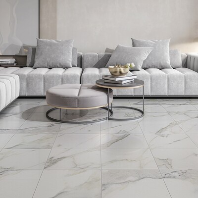 Calacatta Gold Royal Honed Marble Tile 18×18 (TL18373)