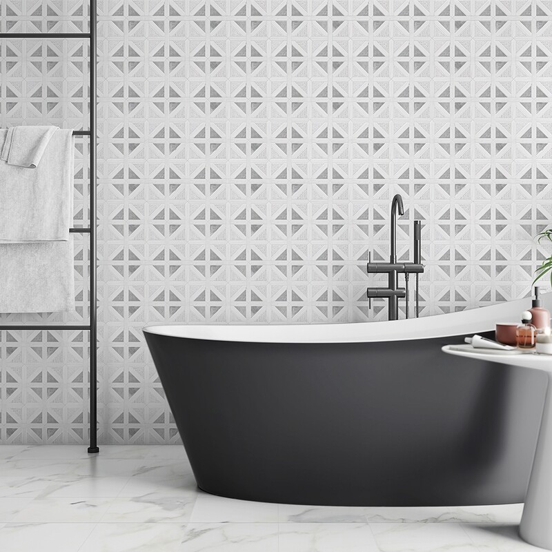Calacatta Gold Royal Honed Marble Tile 18×18 (TL18373) Calacatta Gold Honed Marble Tile 12×12 (TL90760)