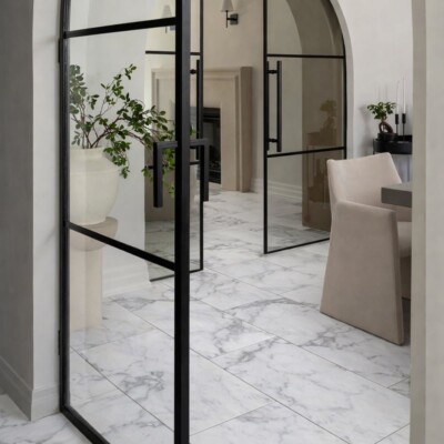 Мраморная плитка Calacatta Gold Royal Honed 12×24 (TL18790)