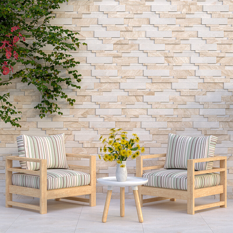 Diana Royal Multi Finish Marble Wall Decos New Elevation Pattern (TL20011)