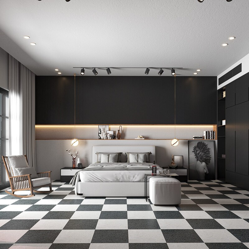 Cool Mood Honed Terrazzo Tile 15 3/4×15 3/4 (TL20354) Cool Fog Honed Terrazzo Tile 15 3/4×15 3/4 (TL20355)