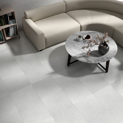 Cool Fog Honed Terrazzo Tile 15 3/4×15 3/4 (TL20355)