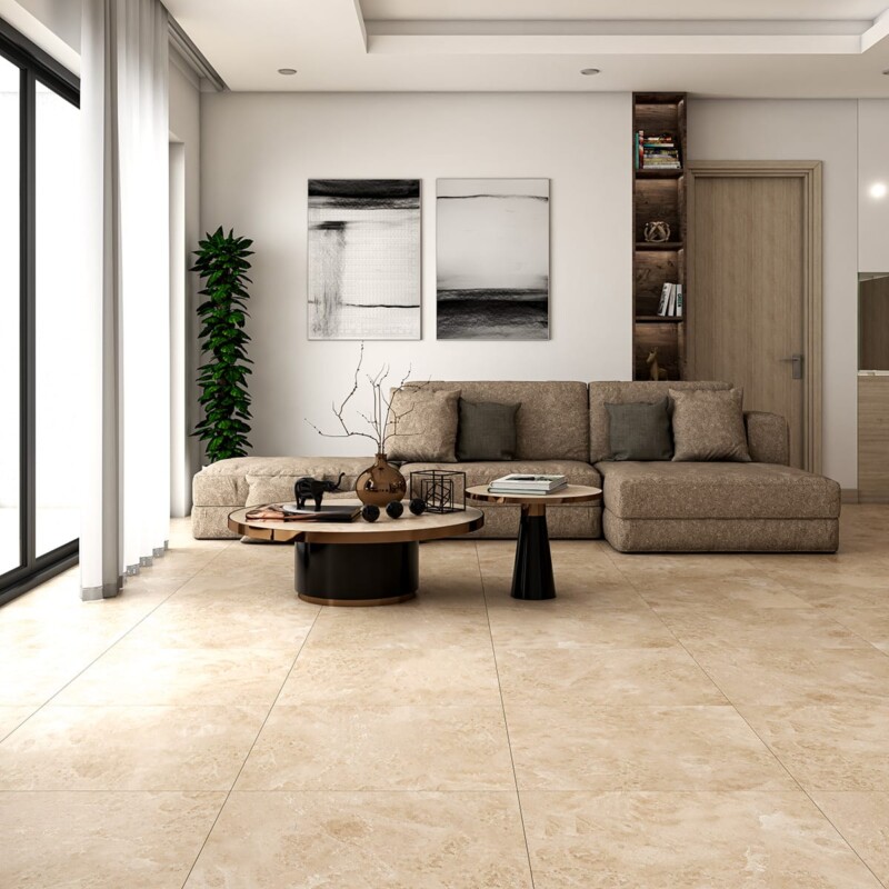 Cappuccino Honed Marble Tile 24×24 (TL20704)