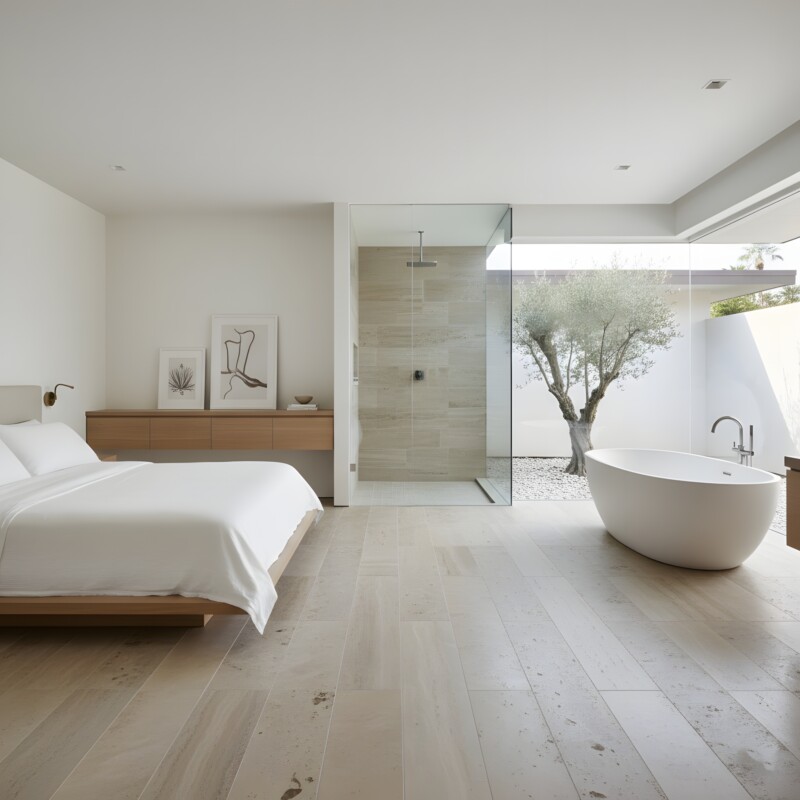 Desert Path Brushed Plank Limestone Tiles 4×16 (TL21016)