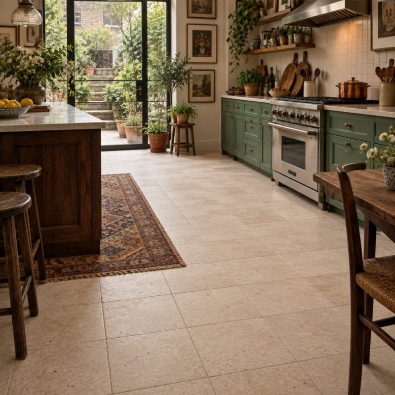 Desert Path Brushed Limestone Tile 16×16 (TL21018)