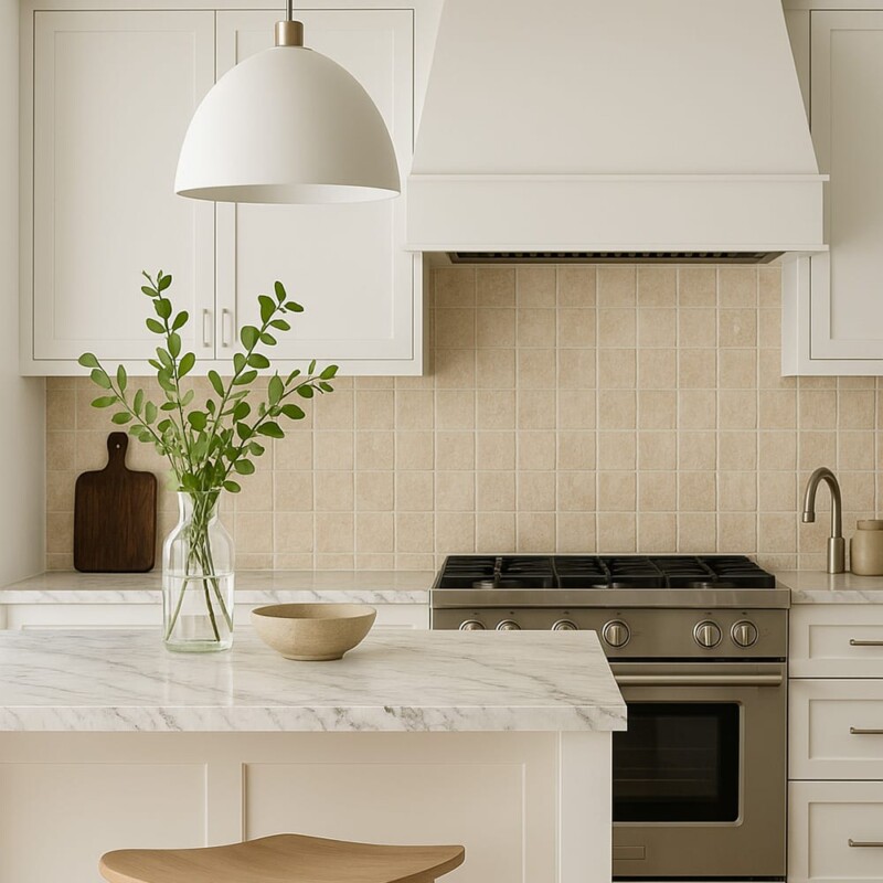 Cappuccino Tumbled Marble Tile 4×4 (TL21169)