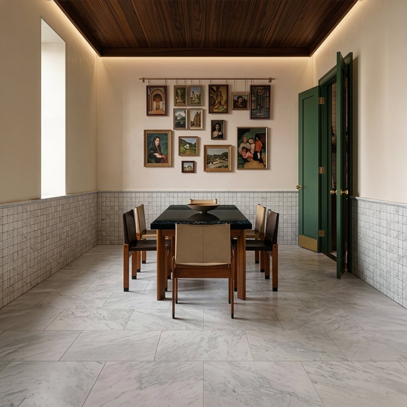Avalanche Honed Marble Tiles 12×24 (TL21190)