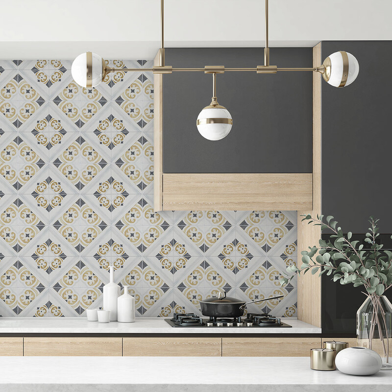 Catania Classic Glazed Ceramic Tile 8×8 (TL65051)