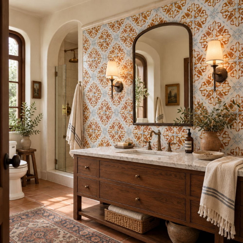 Antigua 4 Square 1/2 Glazed Glazed Terracotta Tile 6×6 (TL80148)