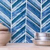 Mist Matte Chevron Ceramic Tile 2×6 (TL80444)
