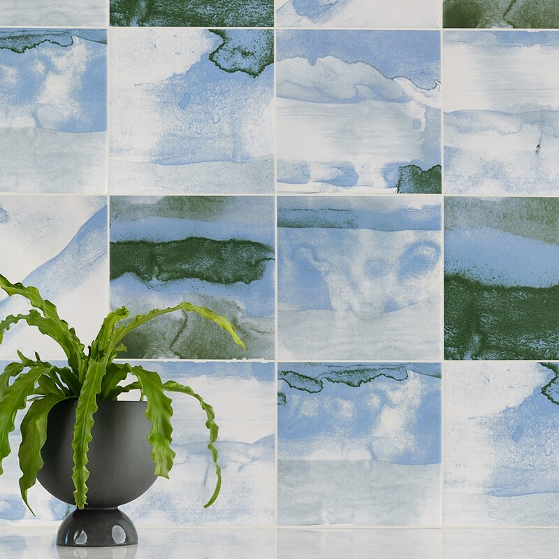 Mist Flower Matte Ceramic Tile 6×6 (TL80538)