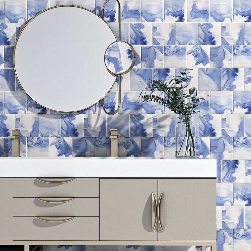 Bluet Matte Ceramic Tile 6×6 (TL80539)