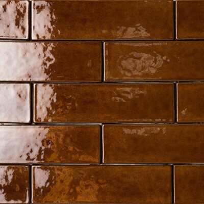 Hickory Glossy Glazed Terracotta Tiles 2 1/4×7 7/8 (TL80570)