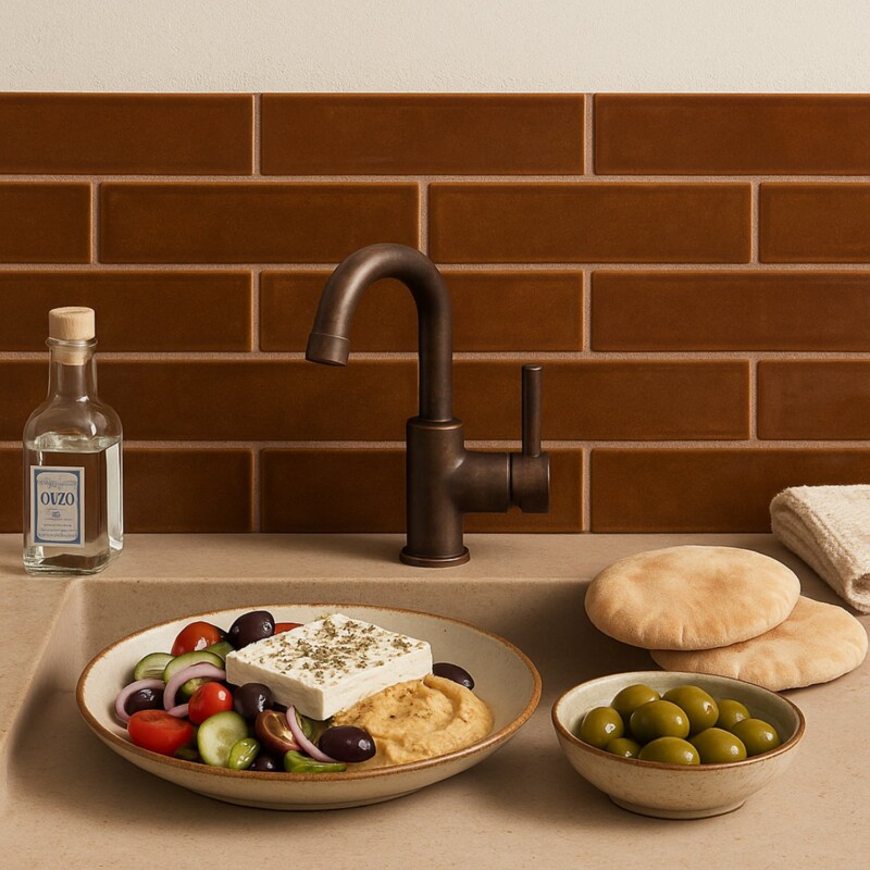 Hickory Glossy Thin Brick Tile 2 1/4×7 7/8 (TL80570)