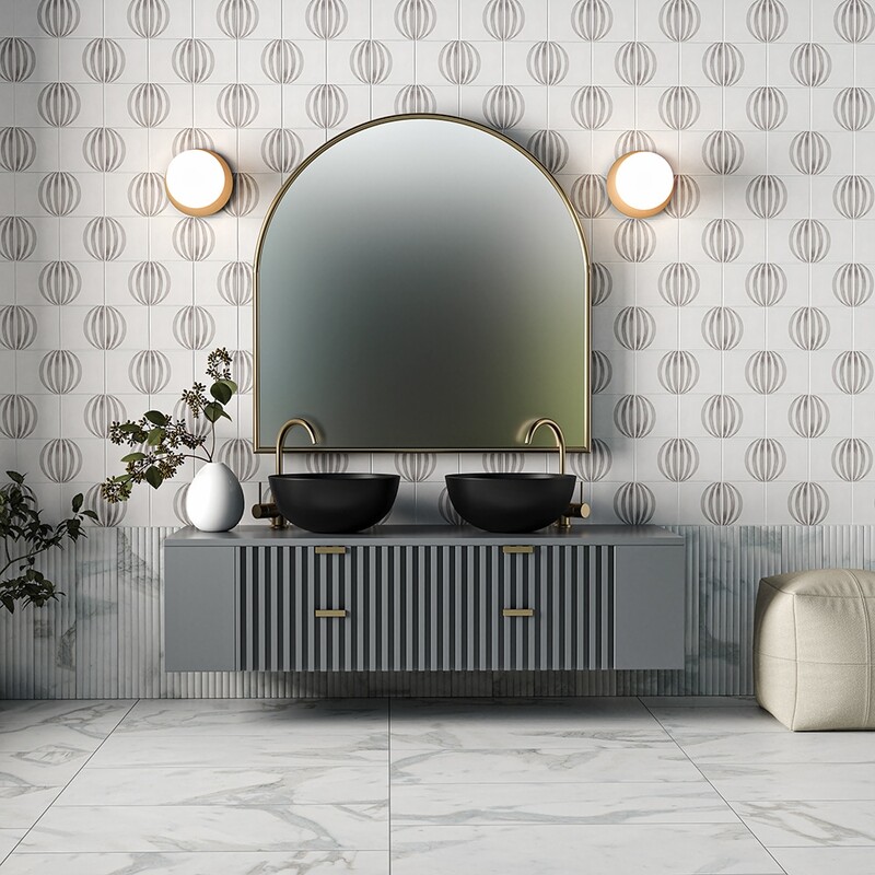 Ballooning Matte Terracotta Tile 6×6 (TL80654)
