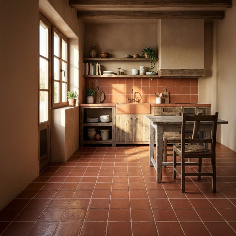 Azulejos de terracota foscos feitos à mão 6×6 (TL80739)