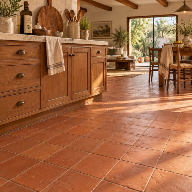 Hand Made Matte Terracotta Tile 6×6 (TL80739)
