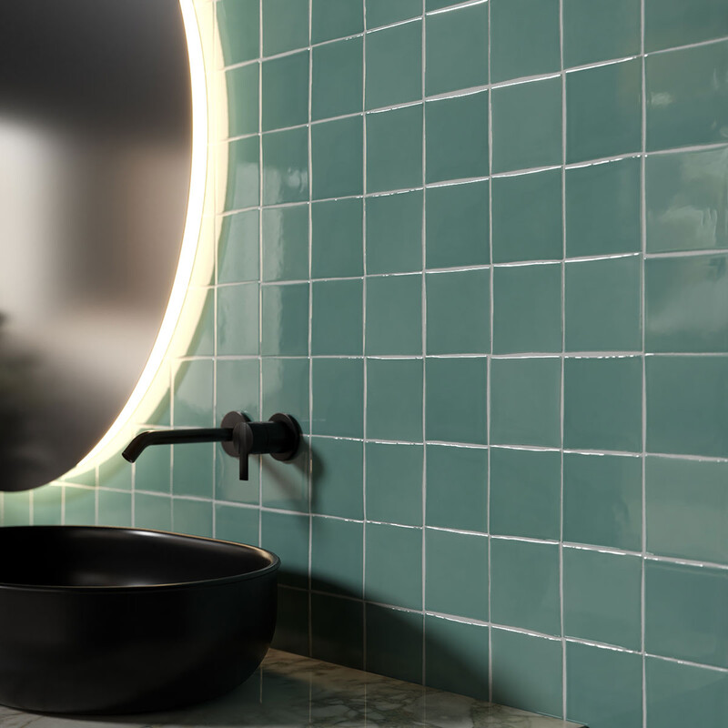 Marino Glossy Glazed Terracotta Tile 4×4 (TL80760)