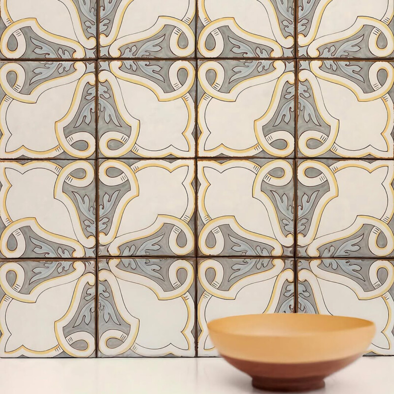Eloise Matte Glazed Terracotta Tile 6×6 (TL80789)