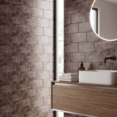 Bourbon Semi Matte Glazed Terracotta Tiles 4×8 (TL80794)