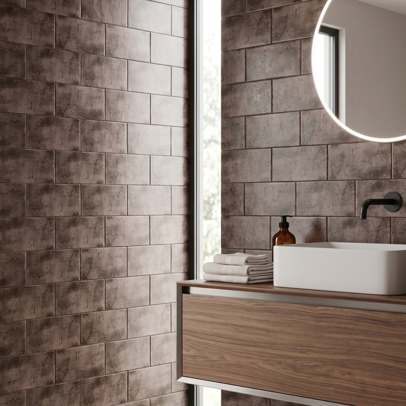 Bourbon Semi Matte Glazed Terracotta Tiles 4×8 (TL80794)