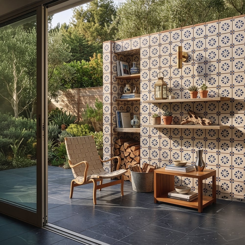 Rosebud Matte Glazed Terracotta Tiles 6×6 (TL80913)