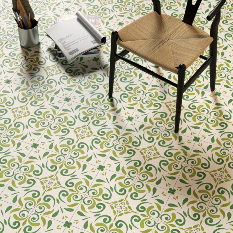 Azulejos de porcelana personalizados de 8x8 (TL81016)