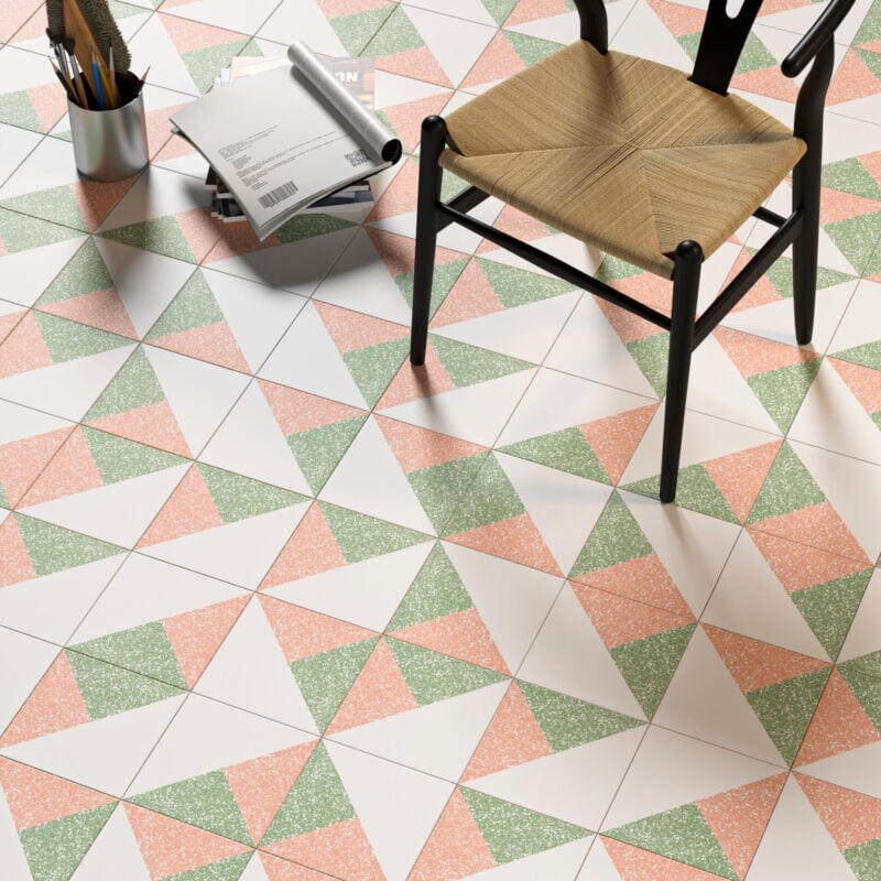 Azulejos de porcelana personalizados de 8x8 (TL81025)