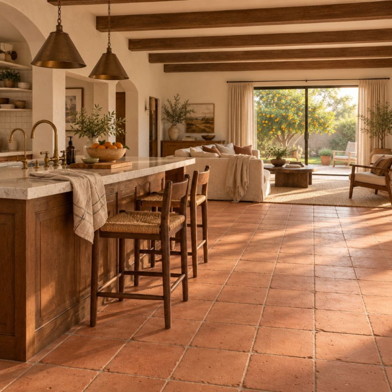 Cotto Med Natural Square Terracotta Tile 8×8 (TL90805)