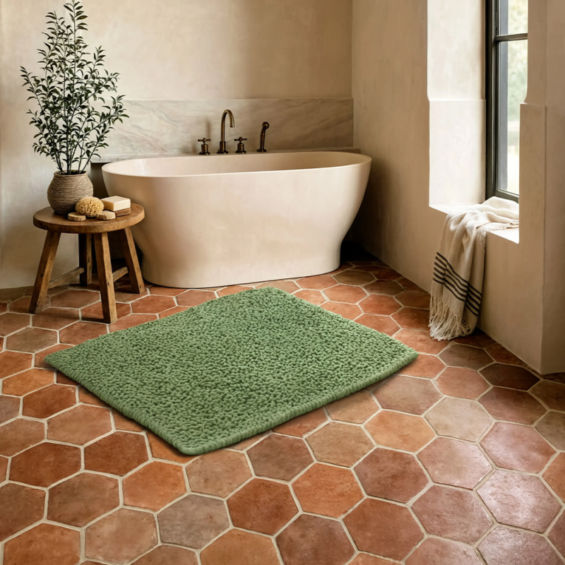 Cotto Med Natural Hexagon Terracotta Tiles 6×6 (TL90806)